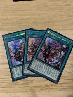 3x Void Imagination Alternate Art BLTR-EN102 Secret Rare NM Yugioh Play Set - Image 1