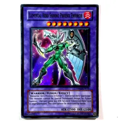 Yugioh! Elemental HERO Shining Phoenix Enforcer LCGX-EN139 Secret Rare 1st Ed HP - Image 1