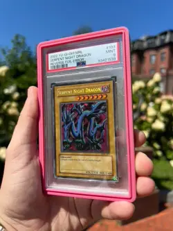 2002 YU-GI-OH! SERPENT NIGHT DRAGON MRL #103 REVERSE FOIL ERROR PSA 9 POP 6 - Image 1