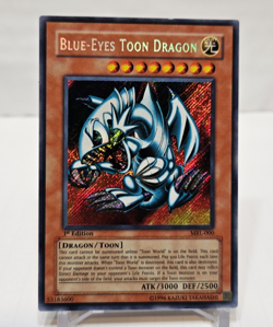Blue-Eyes Toon Dragon MRL-000 Secret Rare 1st Edition Asian-English AE YGO 7054 - Image 1