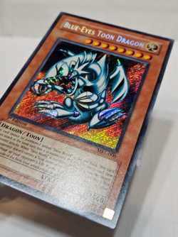 Blue-Eyes Toon Dragon MRL-000 Secret Rare 1st Edition Asian-English AE YGO 7054 - Image 2