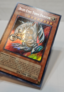Blue-Eyes Toon Dragon MRL-000 Secret Rare 1st Edition Asian-English AE YGO 7054 - Image 3