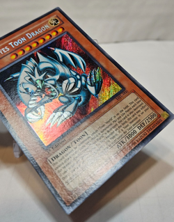Blue-Eyes Toon Dragon MRL-000 Secret Rare 1st Edition Asian-English AE YGO 7054 - Image 5