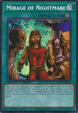 MIRAGE OF NIGHTMARE SECRET RARE SBC2-ENG09 LIGHT PLAY YUGIOH - Image 1