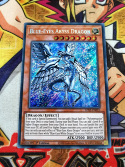 Blue-Eyes Abyss Dragon lds2-en015 1st Edition (NM/VLP) Secret Rare Yu-Gi-Oh! - Image 1