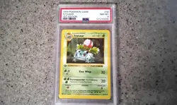 PSA 8 Ivysaur 30/102 1st Edition Base Set 1999 Pokemon Card - Image 1