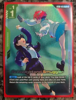 Schoolgirl and Smuggler | ST06-012 | C+ - FOIL - Gundam Card Game Clan Unity - Image 1