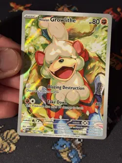 Pokemon Cards Growlithe 181/167 Illustration Rare Twilight Masquerade - (NM) #1 - Image 2
