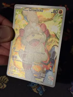 Pokemon Cards Growlithe 181/167 Illustration Rare Twilight Masquerade - (NM) #1 - Image 3