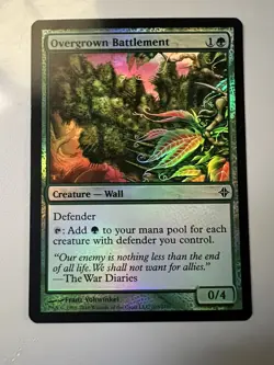 Overgrown Battlement FOIL Rise of the Eldrazi NM Green Common CARD - Image 1