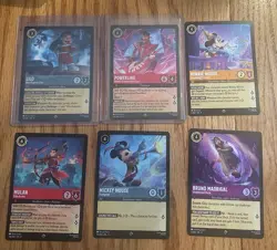 450 CARD LORCANA FABLED LOT! FOIL LEGENDARY, LEGENDARIES, SUPER RARES, FOILS - Image 3
