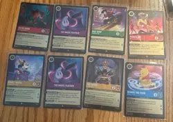 450 CARD LORCANA FABLED LOT! FOIL LEGENDARY, LEGENDARIES, SUPER RARES, FOILS - Image 5