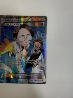 Fossil Researcher Full Art XY Furious Fists 2014 (110/111) Pokemon Card LP - Image 2