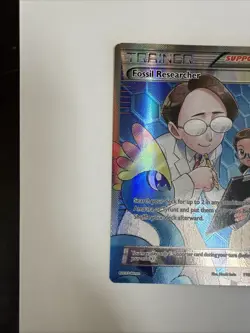 Fossil Researcher Full Art XY Furious Fists 2014 (110/111) Pokemon Card LP - Image 3