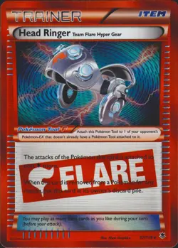 Head Ringer 97/119 XY - Phantom Forces Holo Rare Pokemon Card NM/LP - Image 1