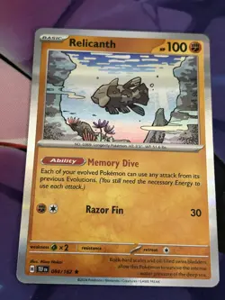 Relicanth - 084/162 Temporal Forces Holo Rare 84/162 Pokemon Card - Image 1