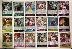 One Piece Foil Lot Of 18 Cards! Mint! - Image 1