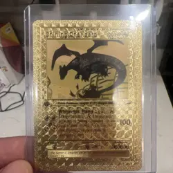 Shining Charizard 107/105 Gold Foil Pokemon Card 1st Edition 2000 - Image 1