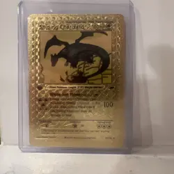 Shining Charizard 107/105 Gold Foil Pokemon Card 1st Edition 2000 - Image 2