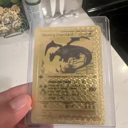 Shining Charizard 107/105 Gold Foil Pokemon Card 1st Edition 2000 - Image 4