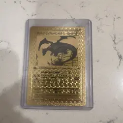 Shining Charizard 107/105 Gold Foil Pokemon Card 1st Edition 2000 - Image 5