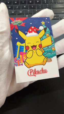 Pikachu Ice Holo Pokemon 2024 Card Database Merry Christmas - Image 2