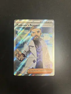 Professor's Research 241/198 Holo Shiny Pokemon Card Scarlet Violet NEAR MINT - Image 1