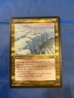 Glaciers - Ice Age (ICE) Magic The Gathering Card Game - Image 1