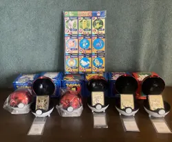 23K Gold Plated Pokemon Cards SEALED CHARIZARD Burger King Set COA+ UNCUT CARDS! - Image 1