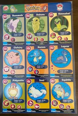 23K Gold Plated Pokemon Cards SEALED CHARIZARD Burger King Set COA+ UNCUT CARDS! - Image 2