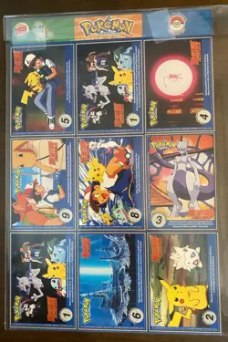 23K Gold Plated Pokemon Cards SEALED CHARIZARD Burger King Set COA+ UNCUT CARDS! - Image 3