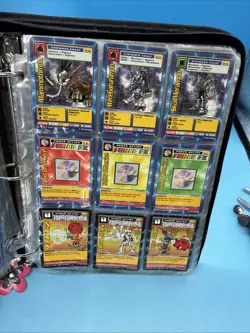 HUGE LOT OF Digimon & Pokemon Cards In Binder RARE 🔥Tector - Image 3