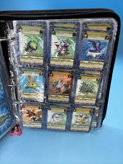 HUGE LOT OF Digimon & Pokemon Cards In Binder RARE 🔥Tector - Image 5