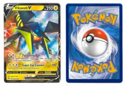 Pokemon Sword & Shield Darkness Ablaze 060/189 Vikavolt V Ultra Rare Holo Card - Image 1
