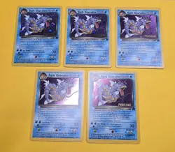 Lot Of 5 Pokemon Cards Dark Gyarados Team Rocket PRERELEASE stamped ⚡NM⚡ - Image 1