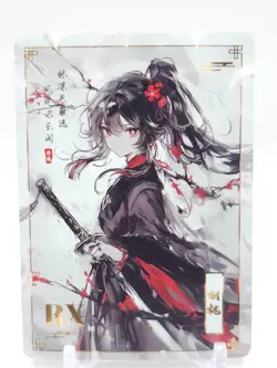 Hmph Hum 3 - Anime Waifu RX Trading Card - Hu Tao - Image 1