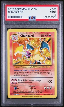 2023 POKEMON CLC-TRADING CARD GAME CLASSIC #003 CHARIZARD PSA 9 - Image 1