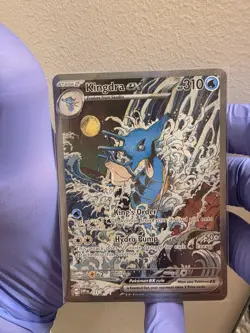Kingdra EX 131 Pokemon TCG Scarlet & Violet Black Star Promo Holo Card - Image 1