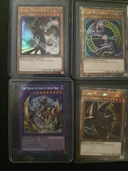 9 CARD DARK MAGICIAN ULTRA PLATINUM SECRET QUARTER CENTURY KNIGHT ARTS YUGIOH NM - Image 4