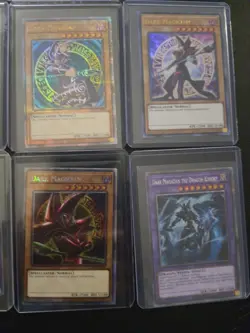 9 CARD DARK MAGICIAN ULTRA PLATINUM SECRET QUARTER CENTURY KNIGHT ARTS YUGIOH NM - Image 5