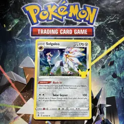 Pokemon TCG Solgaleo 25th Celebrations 021/025 Holo Rare Card NM 2021 - Image 1