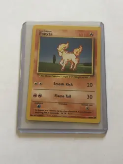 1999 POKEMON 1ST EDITION PONYTA Base Set 60/102 Collectible Vintage TCG Card - Image 1