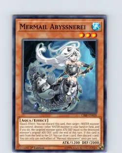 Yu-Gi-Oh TCG Mermail Abyssnerei CIBR-EN028 1st Edition Common Card NM - Image 1