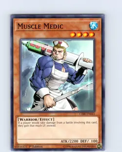 Yu-Gi-Oh TCG Muscle Medic CIBR-EN041 1st Edition Regular Common Card NM - Image 1