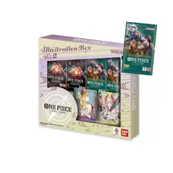 2025 Bandai One Piece Trading Cards Illustration Box Vol 1 & 2 Bundle - Image 2
