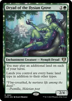 MTG Dryad of the Ilysian Grove (891/1173) Commander Masters NM - Image 1