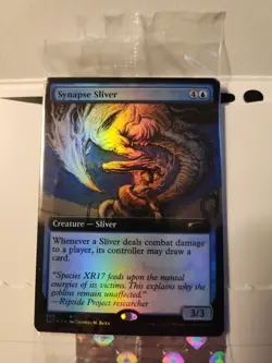 Synapse Sliver Extended Art Foil MTG Secret Lair - Pack Fresh - MINT - Image 1