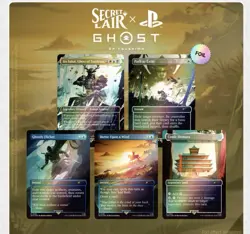 PRESALE PlayStation X Secret Lair X MTG ghosts of Tsushima FOIL - Image 1