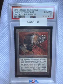Clockwork Beast Magic: the Gathering MTG PSA 10 - Image 2
