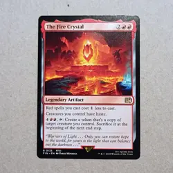 MTG The Fire Crystal - FINAL FANTASY (FIN) NEAR MINT - Image 1